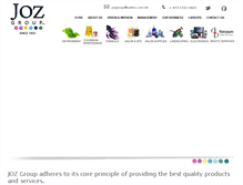 Tablet Screenshot of jozgroup.com